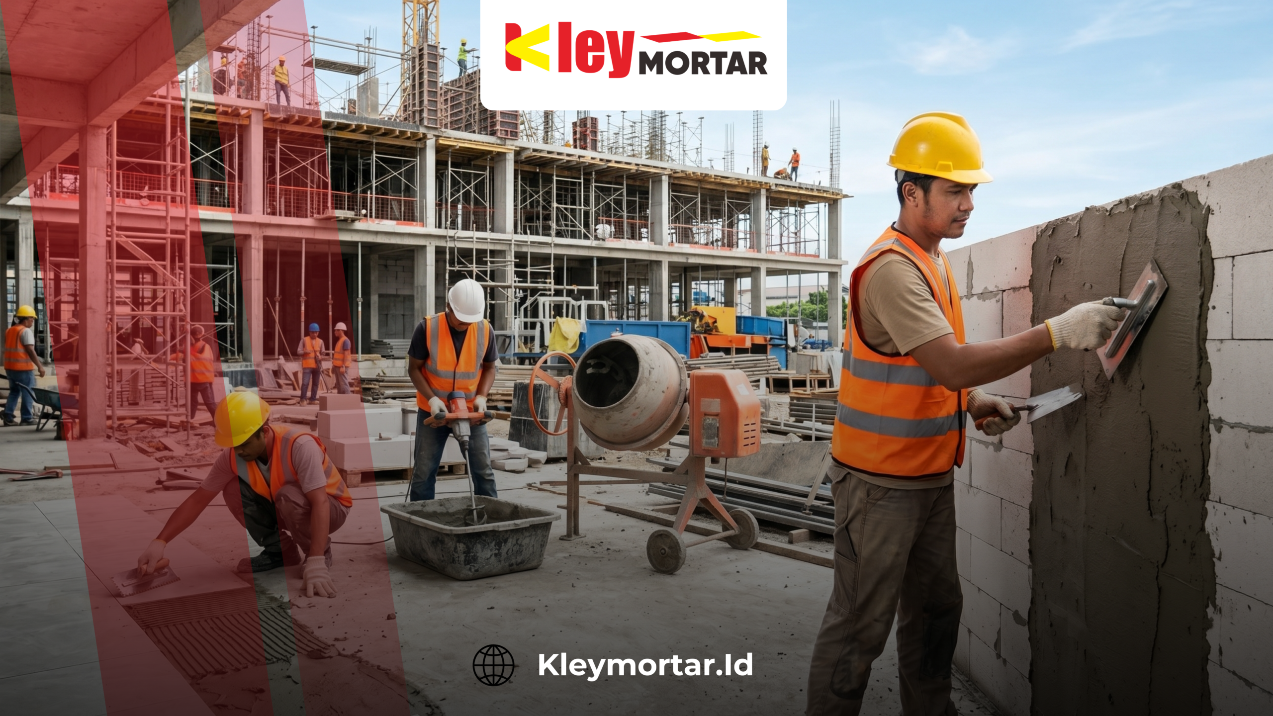 4 Jenis Mortar Instan dan Kegunaannya untuk konstruksi