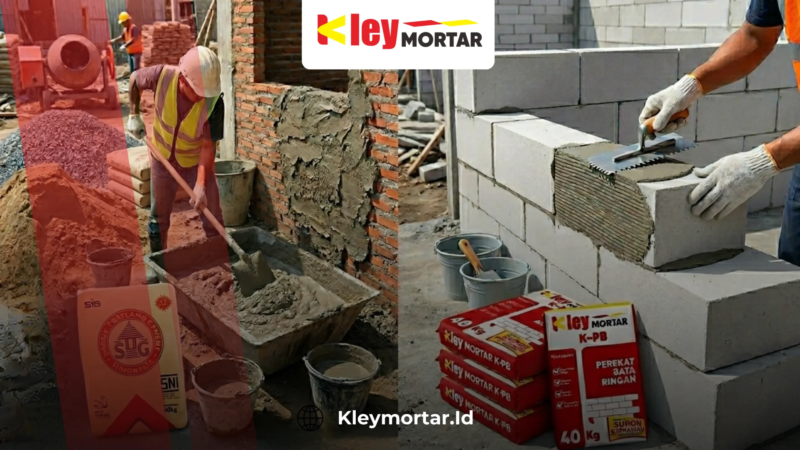 Mortar Instan Vs Semen Biasa