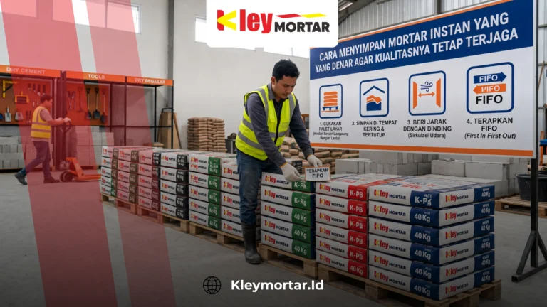 Cara Menyimpan Mortar Instan yang Benar agar Tetap Berkualitas