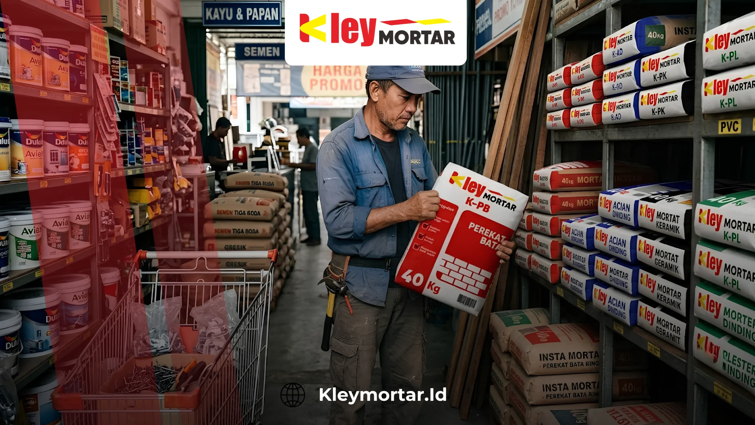 Memilih mortar sesuai tahapan pekerjaan bangunan