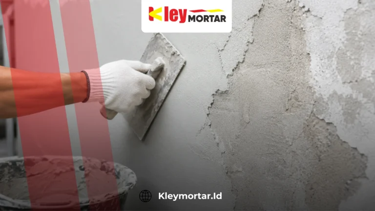 Acian dinding tidak menempel sempurna pada permukaan plester saat proses finishing