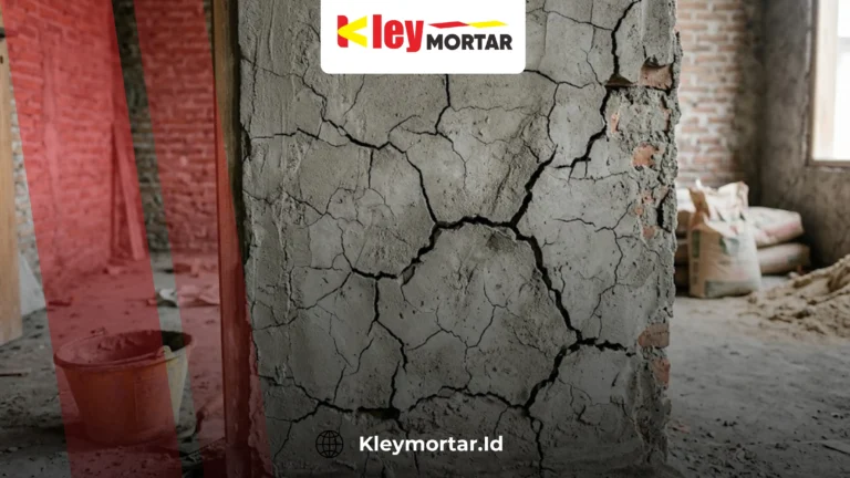 Semen instan retak setelah mengering