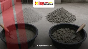 Semen instan palsu dengan kemasan rusak